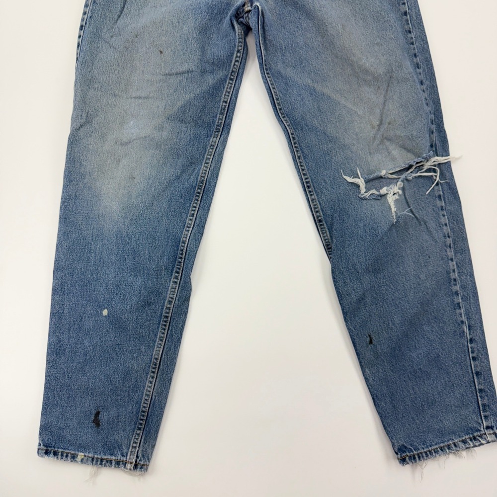 Vintage Levis 560 Orange Tab Jeans Mens 36x34 Blue Loose Fit Tapered USA Made - Picture 14 of 15